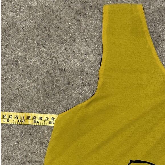 Shopping w/ Anthony Marc Hankins Women's Yellow Sleeveless Maxi Dress Sz Medium - Picture 3 of 6